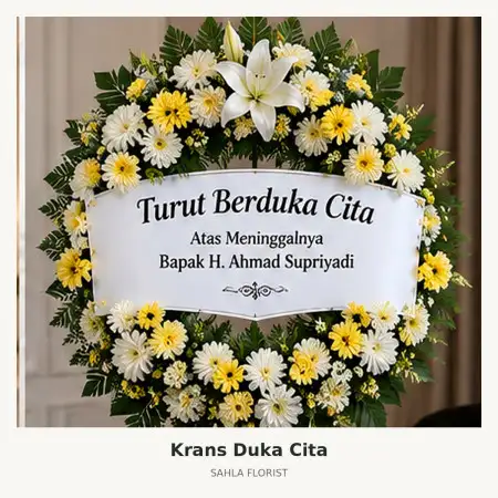Krans Bunga Duka Ujung Pandang